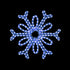 outdoor, indoor, LED, bulb, lights, quality, durable, commercial-grade, light motif, religious, Christmas, holiday, aluminum, decoration, giant, snowflake, blue, 2021