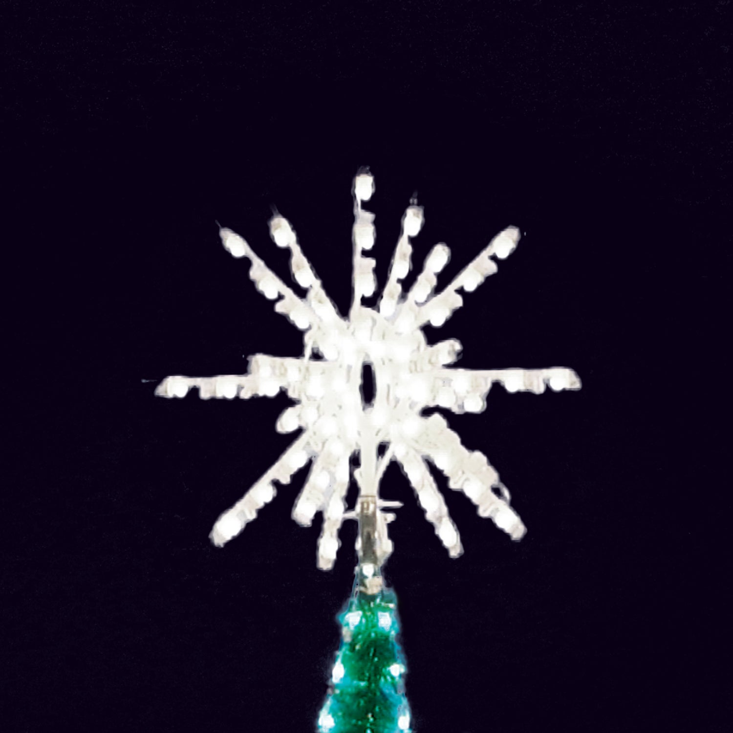 star, tree topper, led, aluminum frame, commercial quality, burst, christmas, outdoor, C7 bulbs