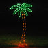 giant, life-size, commercial-grade, outdoor, Christmas, holiday, LED, bulb, lights, aluminum frame, quality, durable, motif, display, 2021, palm tree, tree