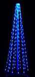 giant, life-size, commercial-grade, outdoor, Christmas, holiday, LED, bulb, lights, aluminum frame, quality, durable, motif, display, 2021, LED Tree, 3D, trees, blue